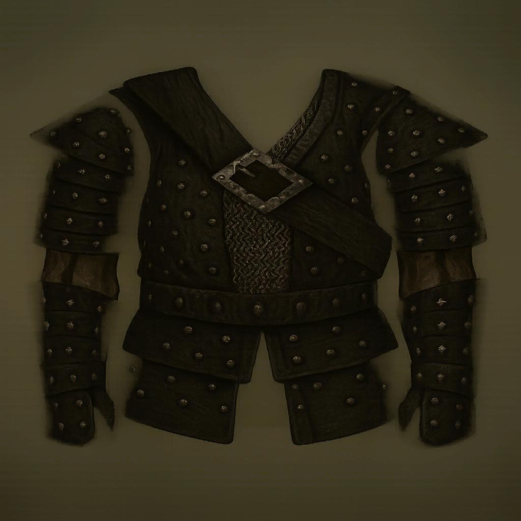 PIRACKA ZBROJA (CZARNA) (KOSTIUM)